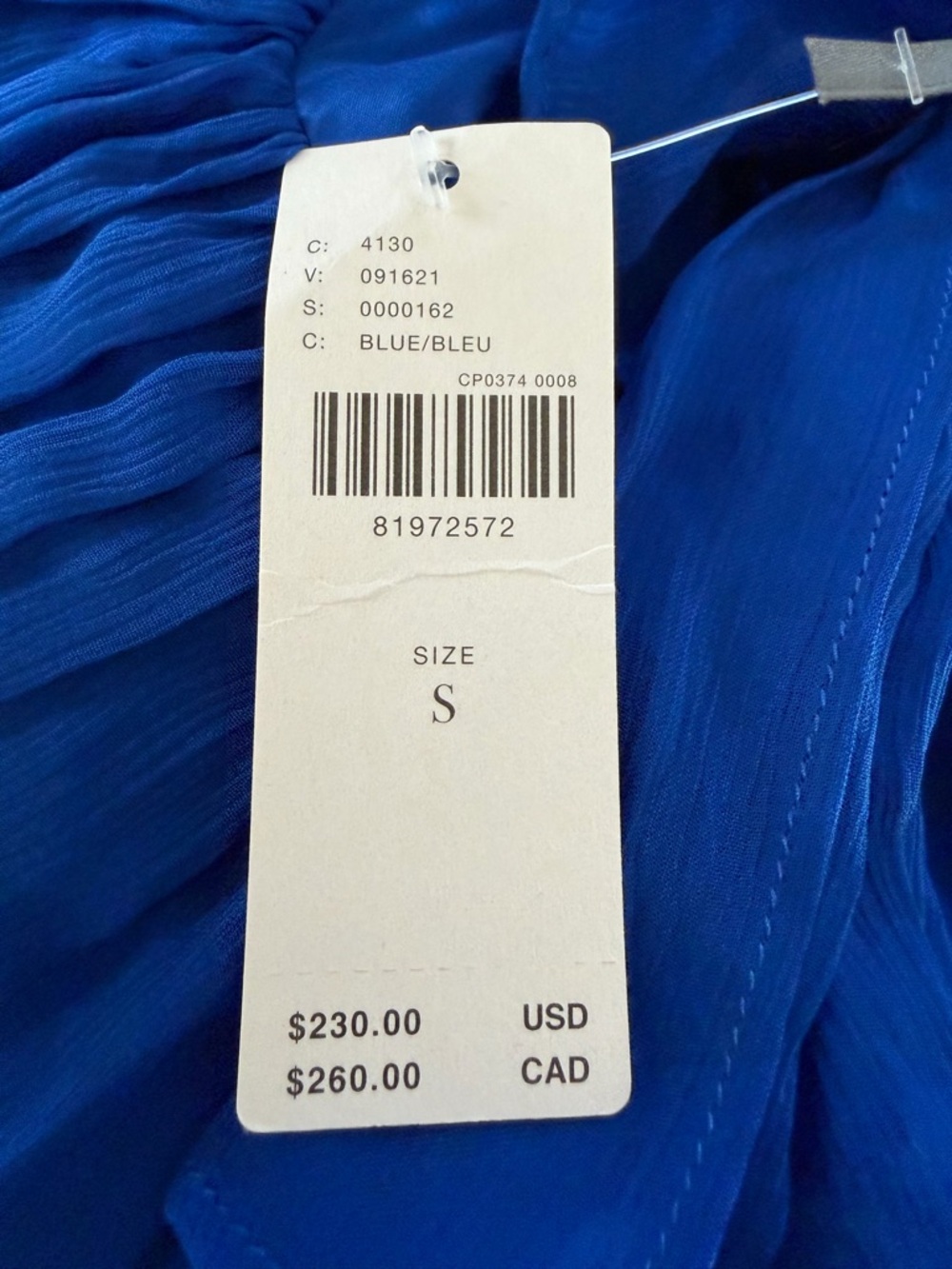 NWT Anthropologie Tiered Ruffle High-Low Dress Size Small‎ - Picture 8 of 10